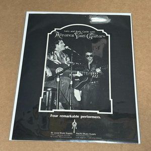 ALVAREZ-YAIRI GUITARS - LARRY and RUDY GATLIN - Print Advertisement